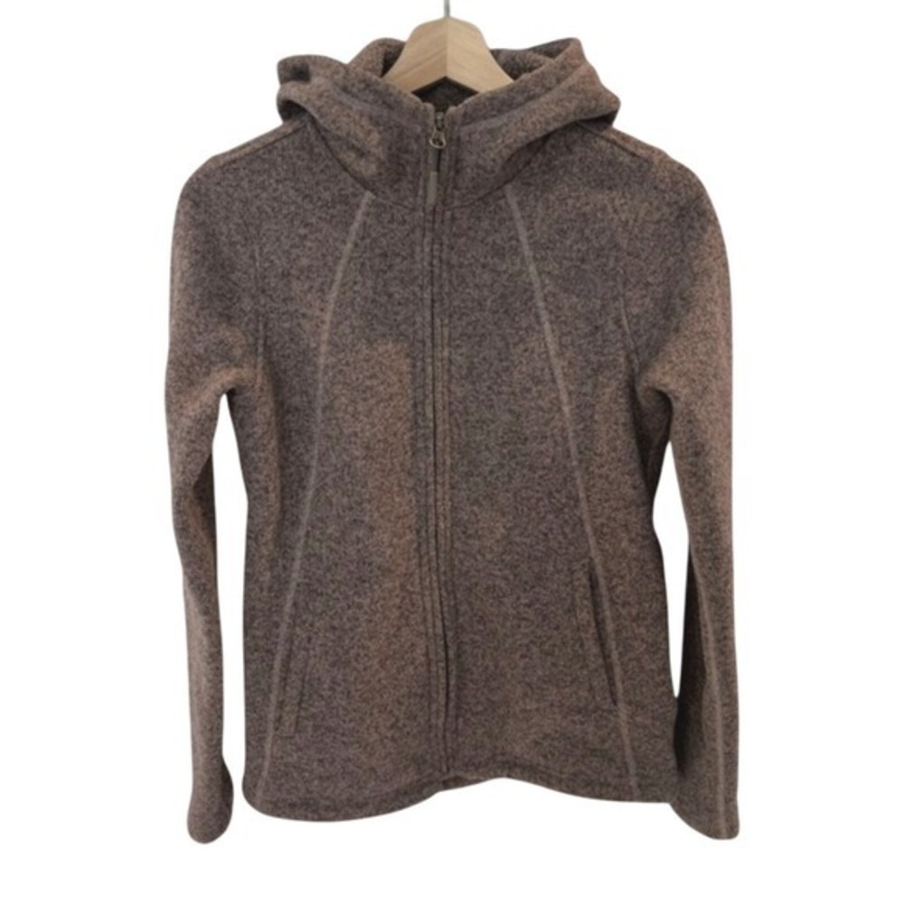 The North Face Crescent Full-Zip Hoodie Purple Gray Gorpcore Outdoors XS